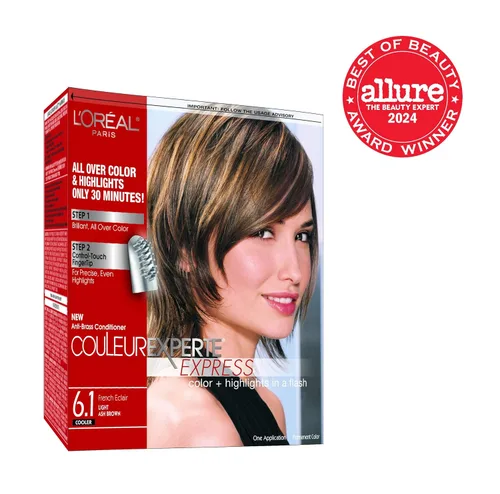 Miniatura 2 de L'Oreal Paris, tratamiento exprés de Couleur Experte 6.1 marrón ceniza claro/Eclair francés