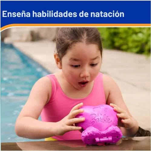 Miniatura 6 de SwimWays Figuras flotantes de Barbie, accesorios de piscina y juguetes de piscina para niños, suministros de fiesta Barbie y juguetes acuáticos
