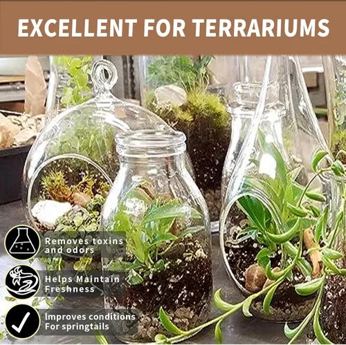 Miniatura 4 de Carbón activado orgánico para jardín - Carbón hortícola orgánico de jardín y de invernadero hecho de subproductos de carbón de madera dura pura