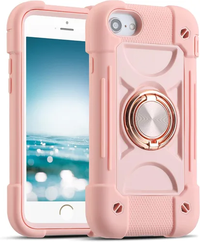 Miniatura 43 de MARKILL Compatible con iPhone Se3/iPhone Se2, Funda para iPhone 6/6S, Funda para iPhone 7/iPhone 8 de 4.7 Pulgadas con Soporte Anular, Funda