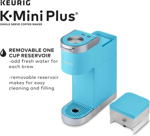 Miniatura 8 de Keurig K-Mini Plus - Cafetera de una sola porción K-Cup, viene con 6 a 12 onzas. Tamaño de preparación, almacenamiento de cápsulas K-Cup y taza