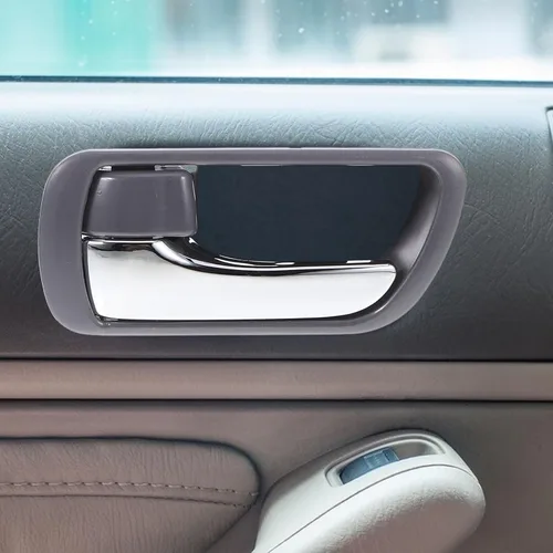 Miniatura 4 de 2pcs Interior Car Door Handles Replacement for Mid-Size Sedan 2002-2006 Chrome Finish Driver Side Door Pull Grip Trim Automotive Interior Handle