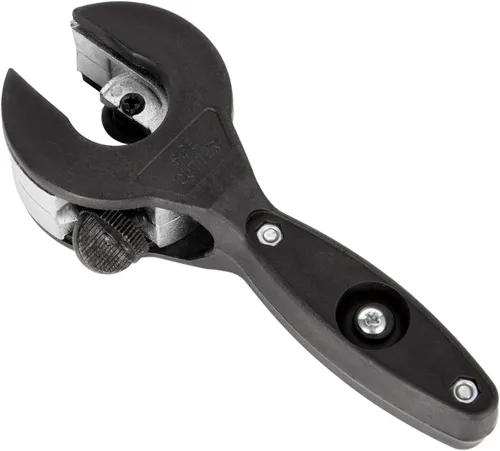 Wostore Cortador de tubos de trinquete, 1/4"-7/8" OD (0.236-0.906 in) 2 en 1 con hoja de repuesto, agarre ergonómico para tubos de metal blando de