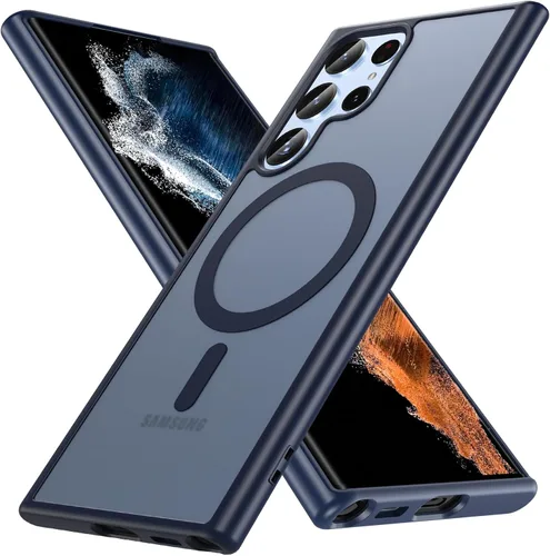 Miniatura 14 de Funda OWKEY Samsung Galaxy A13 5G, Funda Magnética para Teléfono con Soporte y Protector de Pantalla, Funda Protectora Antihuellas y a Prueba de A13