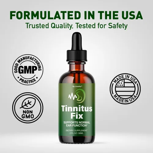 Miniatura 5 de TinnitusFix Drops - Oficial TinnitusFix Advanced Liquid Hearing Support Drop, suplemento totalmente natural Vitaminas para oído y audición
