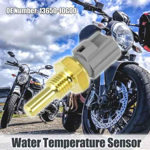 Miniatura 2 de Motoforti Sensor de temperatura del refrigerante de agua del motor de 2 pines 13650-10G00 para Suzuki TL1000R 1998-2003 para Suzuki King Quad 500