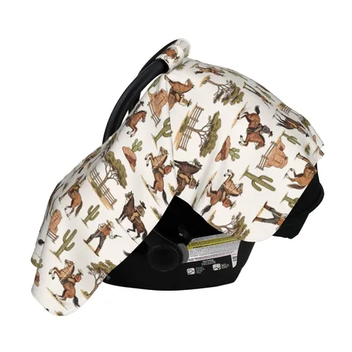 Miniatura 3 de Western Baby - Cubierta para asiento de automóvil, cubierta de lactancia multiusos para mamá, fundas de lactancia para recién nacidos, regalo