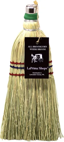Miniatura 2 de LaPrima Shops Auténtica escoba amish hecha a mano (12 pulgadas/batidor)