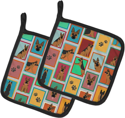 Miniatura 56 de Caroline's Treasures MLM1149PTHD - Juego de soportes para ollas de cocina resistentes al calor, almohadillas calientes para horno para cocinar