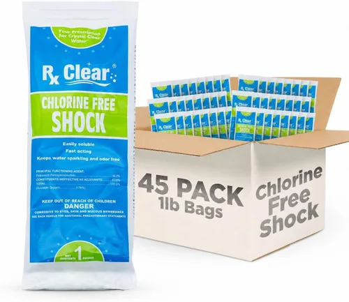 Miniatura 8 de Rx Clear Choque de piscina sin cloro Tratamiento oxidante sin cloro (MPS) Monopersulfato de potasio al 36.2% Gránulos de disolución rápida