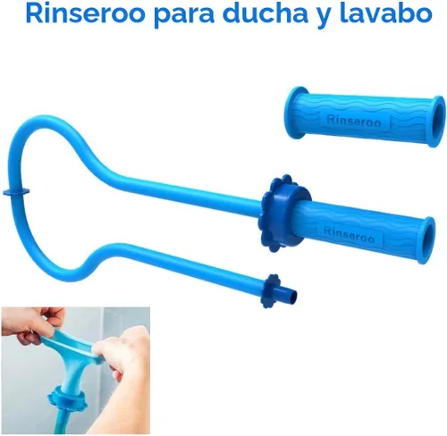 Miniatura 3 de Rinseroo: "Cosa de Limpieza para Ducha" – Accesorio de Manguera de Mano Deslizante para Enjuague de Pared de Ducha Rápido y Sin Desorden – Manguera