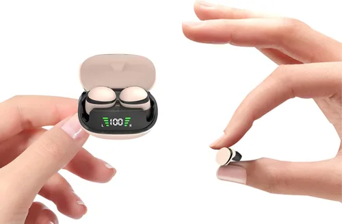 Miniatura 7 de Loluka Auriculares invisibles inalámbricos Bluetooth, discretos y pequeños ocultos con Bluetooth para el trabajo, auriculares inalámbricos