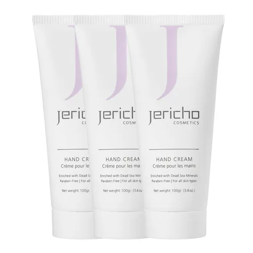 Miniatura 8 de Jericho Cosmetics Crema de manos – Hidratante y nutritiva con aloe, aceite de oliva y sales del mar muerto – Fórmula hidratante con hamamelis