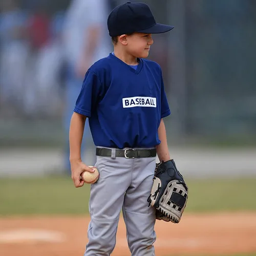 Miniatura 2 de AWAYTR Cinturón de béisbol para adultos y jóvenes, cinturones elásticos ajustables para sóftbol para niños y niñas