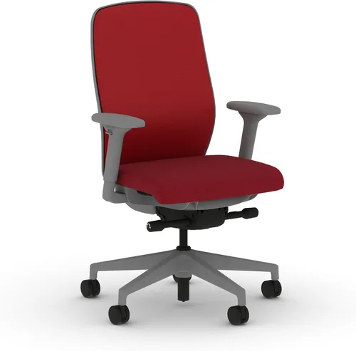 Miniatura 28 de HON Nucleus - Silla de trabajo con control avanzado de inclinación sincronizada, silla de oficina con soporte lumbar, brazos ajustables en altura