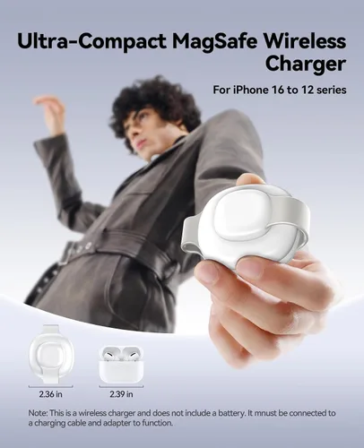 Miniatura 2 de Estación de carga inalámbrica para iPhone, cargador magnético 3 en 1, múltiples dispositivos para Apple, carga rápida de 15 W, almohadilla de carga