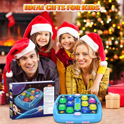 Miniatura 3 de Juego de Golpear Topos para Niños Pequeños, Juguetes para Niños y Niñas de 3 4 5 6 Años, Juguetes Interactivos de Golpeo para Edades 3-5, 3 Modos, 2