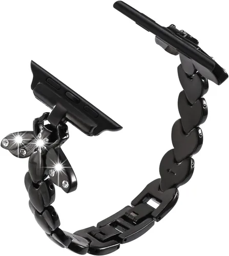 Miniatura 2 de SaNgaiMEi Correa compatible con Apple Watch Ultra Band de 1.929 in 1.772 in 1.732 in 1.654 in 1.614 in 1.575 in 1.496 in Correa de acero inoxidable