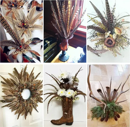 Miniatura 7 de MAOFENG 12 plumas naturales femeninas de cuello de anillo, plumas de faisán de 6 a 8 pulgadas, 5.9-7.9 in para manualidades, bodas, fiestas