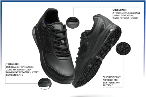 Miniatura 3 de Shoes for Crews Evolution II, tenis de trabajo antideslizantes para hombre