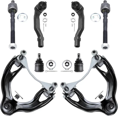 Miniatura 22 de Detroit Axle - Kit de brazos de control de extremo delantero de 8 piezas para Dodge Dakota 00-04, Durango 00-03, 4 brazos de control superior e