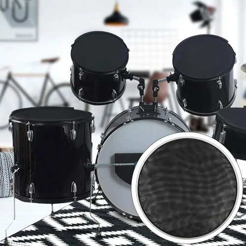 Miniatura 4 de Bnineteenteam 10 pulgadas Silent Drumhead Drum Mesh Heads Percussion Drum Parts