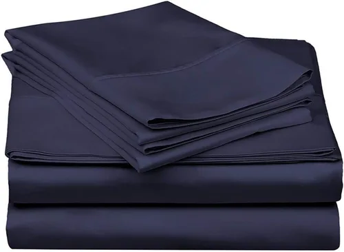 Miniatura 32 de LaxLinen Sábanas Aqua Solid Full, 1 sábana bajera de bolsillo extra profundo para colchones de 18 a 24 pulgadas, calidad egipcia elástica, 600 hilos