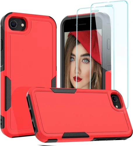 Miniatura 423 de Jeylly Funda para iPhone SE/Funda para iPhone 5S, Exterior de Plástico Duro que Absorbe Golpes + Interior de Silicona de Goma Defensor contra