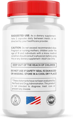 Miniatura 6 de Cápsulas de glucocyn (paquete de 2) – Glucocyn Sugar Support Advanced Vitamine Supplement Píldoras – Cápsula natural de Glucoysn una vez al día