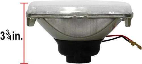 Miniatura 5 de Parts N Go - Faros delanteros de conversión rectangulares 4 x 6 de halogéno H4, juego de bombillas - H4656, H4651