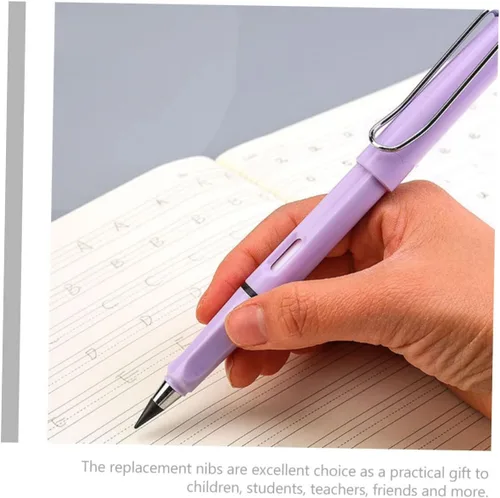 Miniatura 6 de Didiseaon 100 puntas de lápiz de repuesto, puntas infinitas para lápices, suministros escolares, sin tinta, punta de lápiz, bolígrafos de escritura