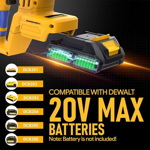 Miniatura 5 de Taladro de Martillo Giratorio Inalámbrico SDS Compatible con Batería Dewalt 20V (SIN Batería) Motor Sin Escobillas, Embrague de Seguridad, 4