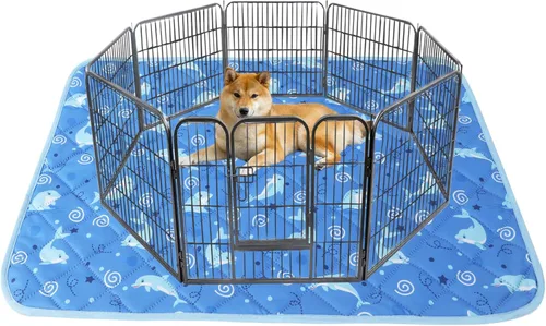 Miniatura 13 de IEUUMLER EU007 - Almohadillas lavables para perros, paquete de 2, antideslizantes e impermeables, reutilizables, para entrenamiento de cachorros