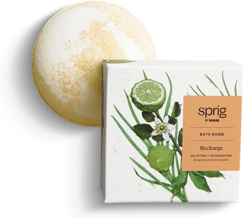 Miniatura 8 de Sprig by KOHLER - Bomba de baño de manzanilla + té verde, hipoalergénica, fabricada con ingredientes botánicos naturales e ingredientes de primera