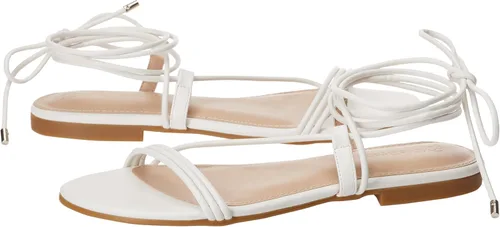 Miniatura 6 de The Drop Sandalias planas Samantha con cordones para mujer
