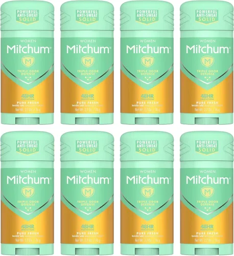 Miniatura 11 de Mitchum Women Stick - Desodorante antitranspirante sólido, polvo fresco, 2.7 onzas (paquete de 1)