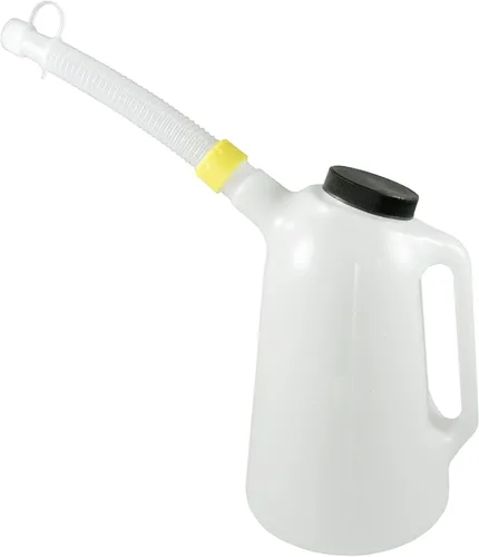 Miniatura 5 de WirthCo Funnel King 94360 - Recipiente de medición graduado translúcido de alta densidad, 1 cuarto de galón, 1 litro, polietileno, boquilla flexible