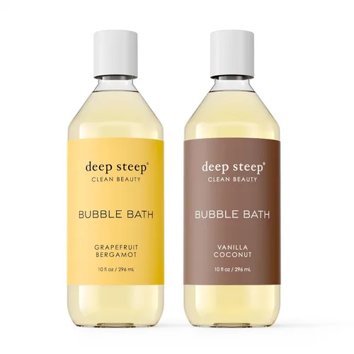 Deep Steep Baño de burbujas, 10 onzas (paquete de 2) (10 onzas líquidas (paquete de 2), (los más vendidos))