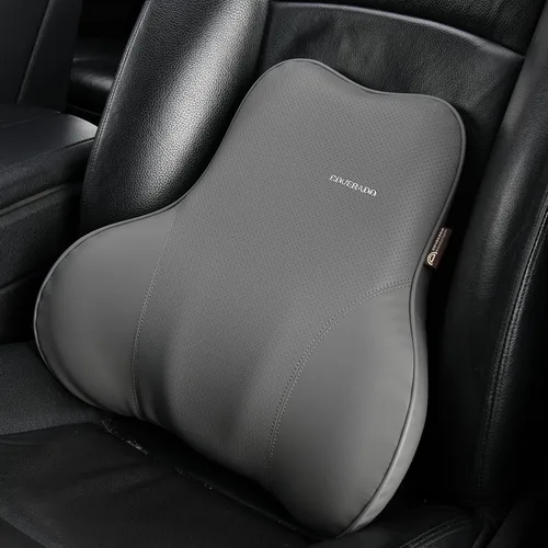 Miniatura 23 de Almohada de Apoyo Lumbar Coverado para Coche, Almohada de Espuma Viscoelástica Ergonómica para Silla de Oficina, Nuevo Cojín de Espalda para Alivio