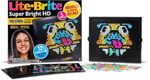 Miniatura 11 de Lite Brite Super Bright HD, Edición Pokémon – Pantalla creativa retro iluminada – Juego educativo para niños, mejora la creatividad, regalo