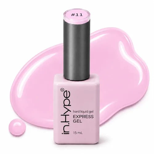 Miniatura 6 de IN.HYPE Gel Constructor de Estructura Exprés/Líquido/Gel Duro en Botella (BIAB) HEMA, libre de TPO para Realce de Rosa bebé #2