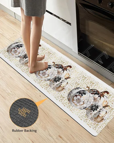 Miniatura 3 de Tapete de baño de otoño para bañera, tapete antideslizante de secado rápido y absorbente, de tierra de diatomeas, fregadero, dormitorio, cocina