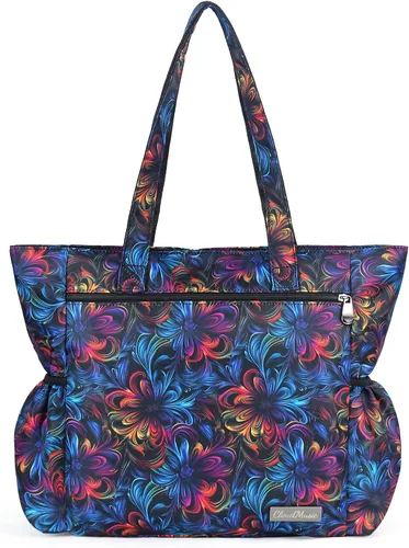 Miniatura 36 de CLOUDMUSIC Bolsa de hombro para enfermeras, profesores, trabajo, gimnasio, viajes, playa, mujeres, con gran capacidad, impermeable