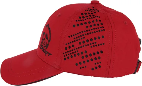 Miniatura 4 de Dodge Sombrero bordado SRT Hellcat Performance con protección UV y absorción de humedad para hombre Gorra de papá, Rojo/Negro