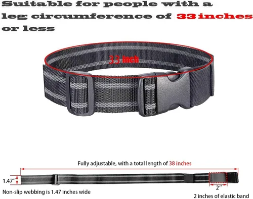 Miniatura 2 de Leg Holster Strap, Tactical Leg Strap Thigh Belt Military Outdoors EDC Leg Hanger Band for Drop Leg Holsters Hunting Cosplay
