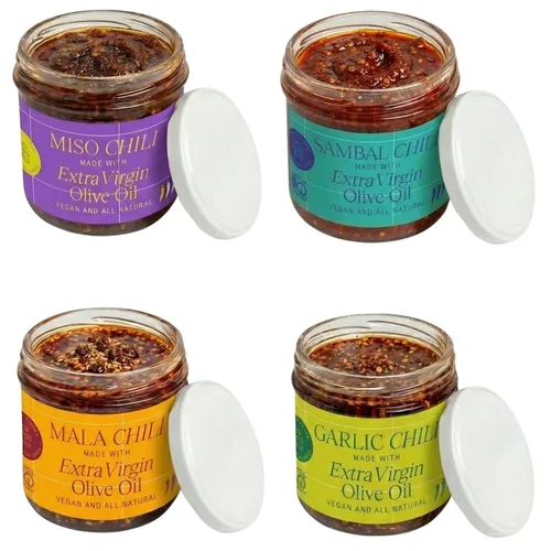 Miniatura 9 de Everiday Mala Chili - Aceite picante de granos de pimienta y anís estrellado de Sichuan Sin aceite de semilla, sin gluten y vegano para rociar