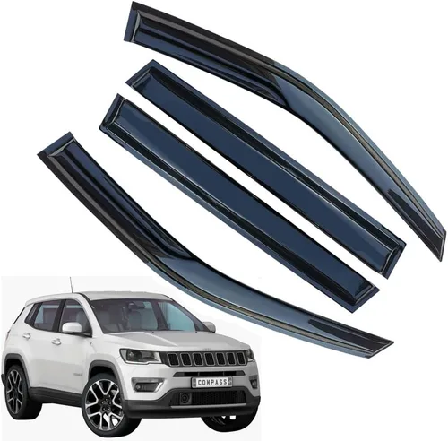 Miniatura 26 de Protectores de lluvia para Mazda 3 Hatchback 2010-2013, deflectores de ventana lateral con cinta adhesiva para Mazda 3 Hatchback, viseras de ventana