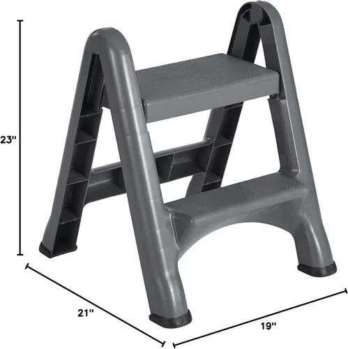 Miniatura 10 de Banquillo plegable de 2 escalones marca Rubbermaid Commercial 4209 EZ Step 2, 1