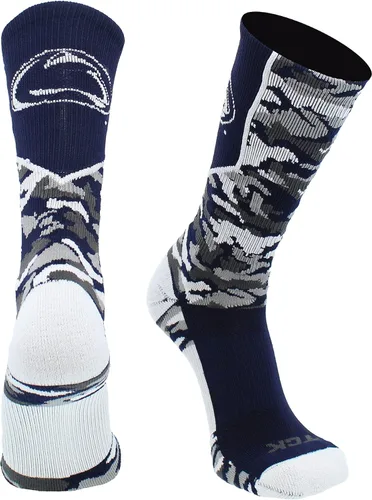 Miniatura 17 de TCK NCAA Woodland Camo Crew Socks – Officially Licensed Collegiate Fan Gear – Durable Cushioned Moisture Wicking Socks