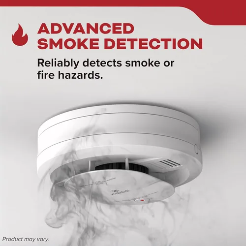Miniatura 7 de Kidde Detector de humo y monóxido de carbono con detector de humo, paquete alimentado por batería de 10 años